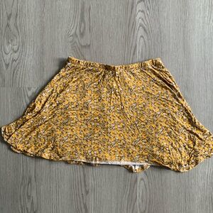 Yellow Flower Skirt